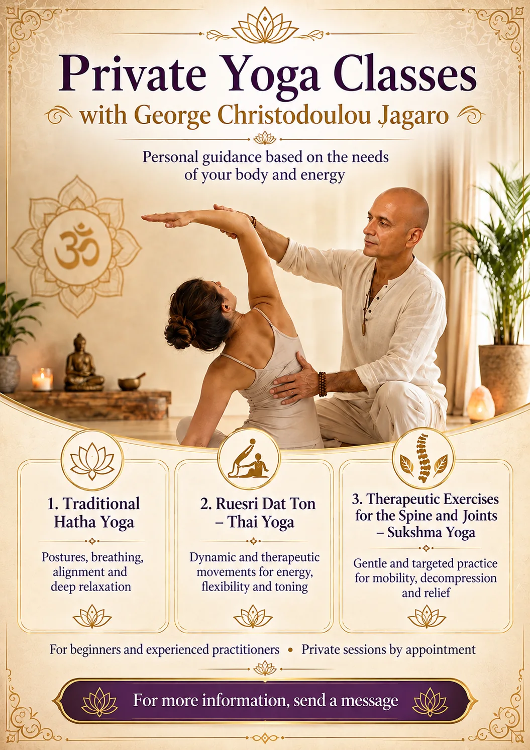 Private Yoga Classes with George Christodoulou Jagaro