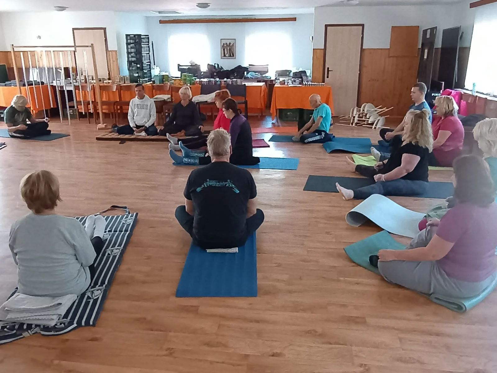 Meditation group practice
